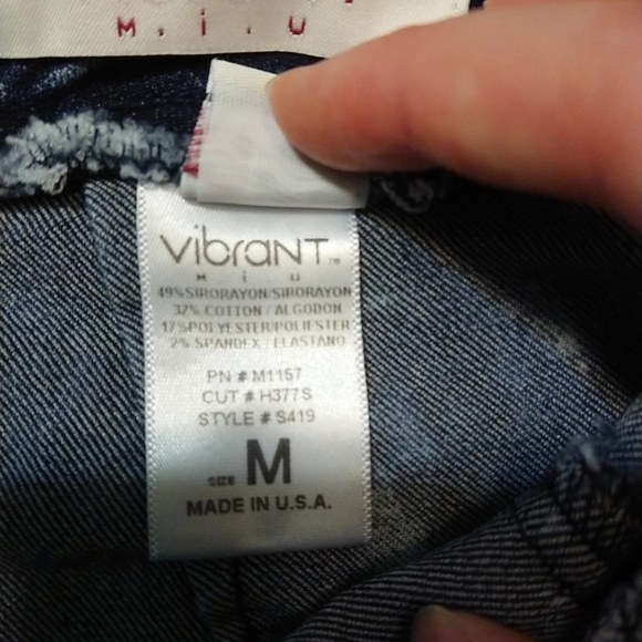 Blue Skirt Pants Size US M - Picture 4 of 4